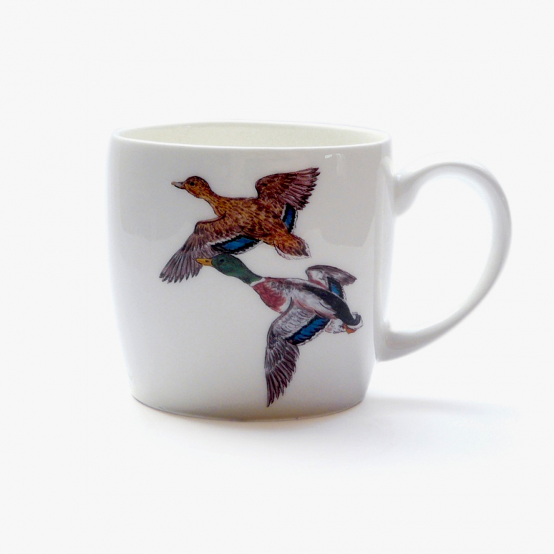 Tasse Fliegende Stockenten